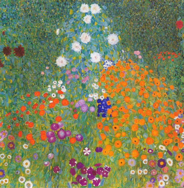 Gustav Klimt Deutsch: Bauerngarten Germany oil painting art